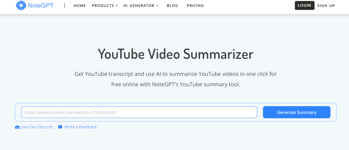 effortlessly summarize youtube videos with our youtube summary tool. get concise, accurate overviews of your favorite content, saving time while staying informed and engaged.