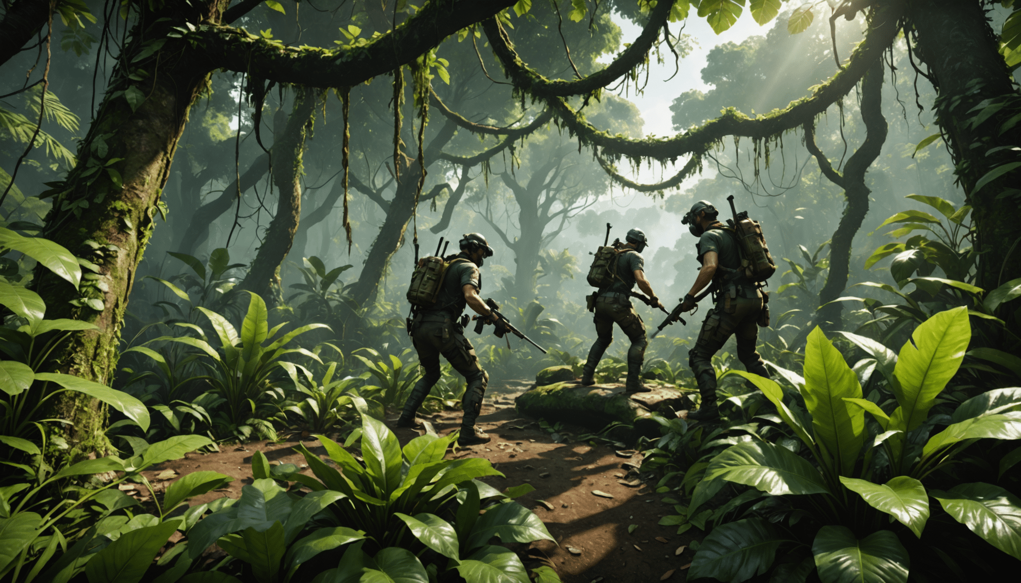 discover the thrilling world of green hell vr with its new cooperative gameplay! join friends in the newly launched multiplayer mode this december and survive the amazon rainforest together. explore, gather resources, and face challenges as a team in this immersive survival experience.