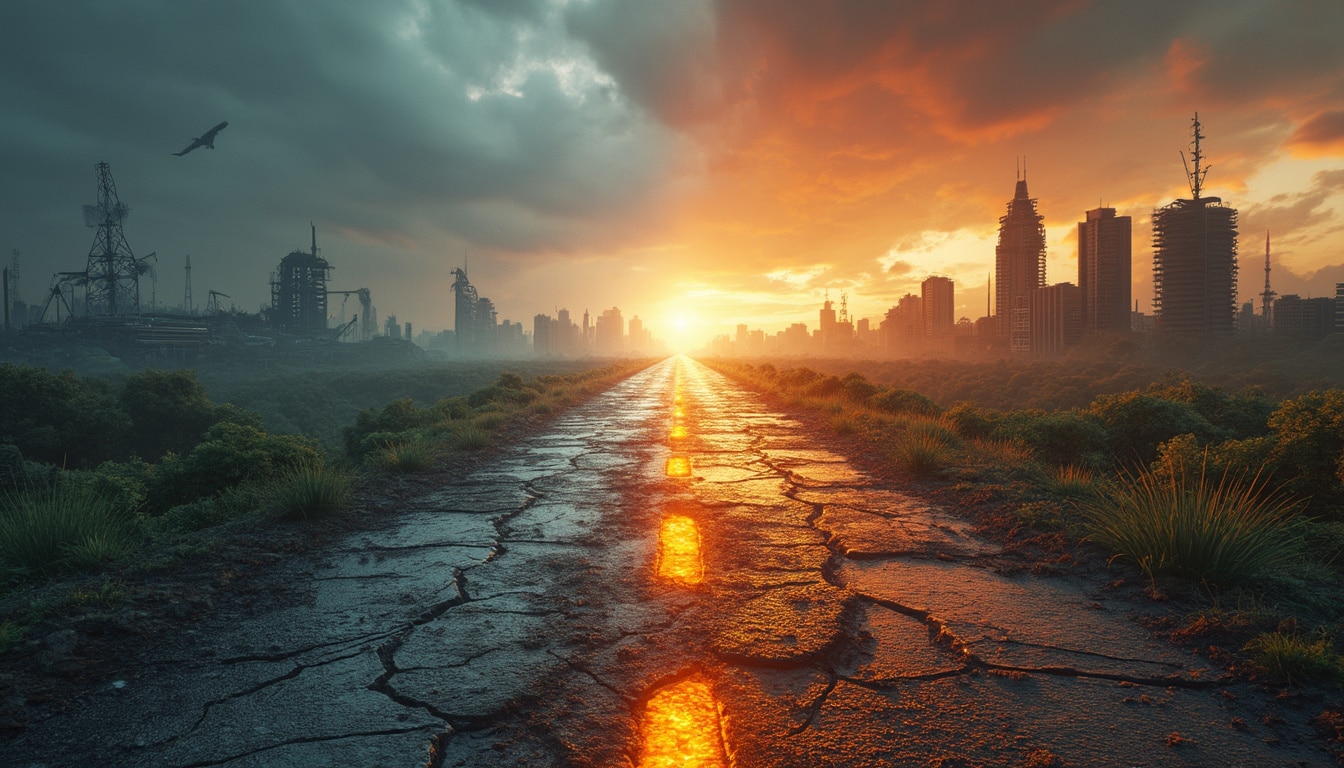 explore the pivotal choices shaping our future in 'horizon 2050: the fork in the road between apocalypse and innovation.' delve into the challenges and opportunities that lie ahead as we navigate the fine line between potential disaster and groundbreaking advancements.