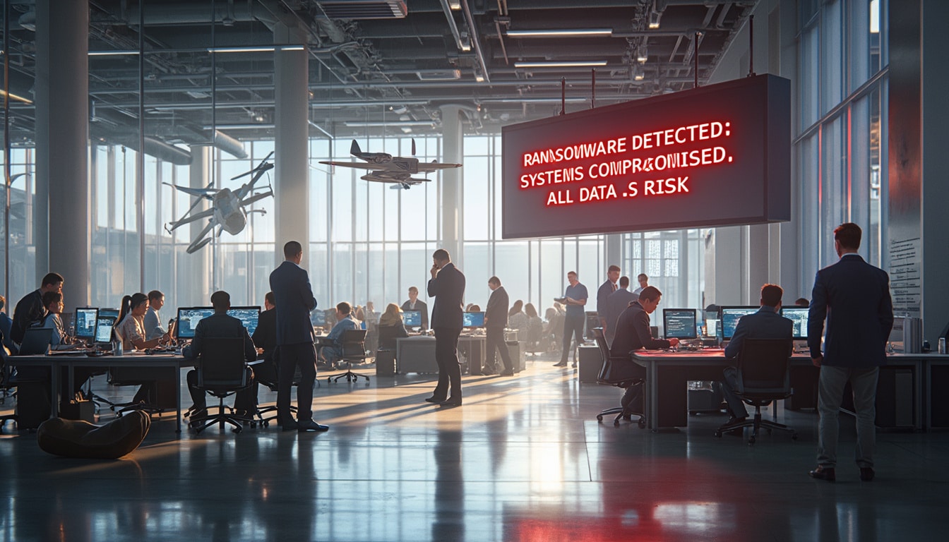 discover how u.s. defense contractor stark aerospace reportedly became a target of a sophisticated inc ransomware attack, raising concerns about cybersecurity in the defense sector.