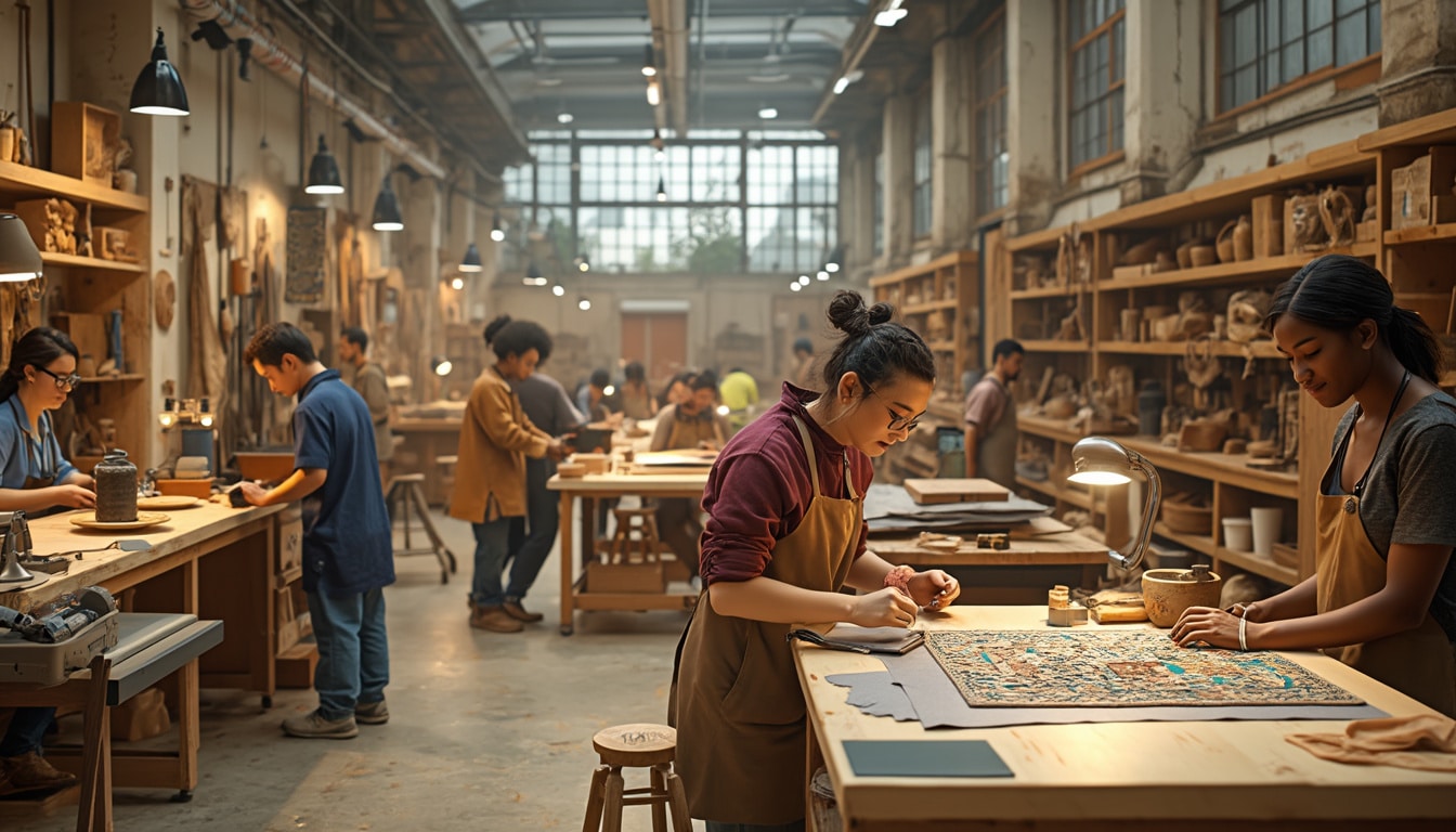 discover the intersection of artistry and innovation in 'exploring craftsmanship.' this project showcases the design, materials, and creativity behind artisan careers, highlighting the skilled craftsmanship that shapes our world. join us in celebrating the dedication and talent of artisans through captivating campus initiatives.