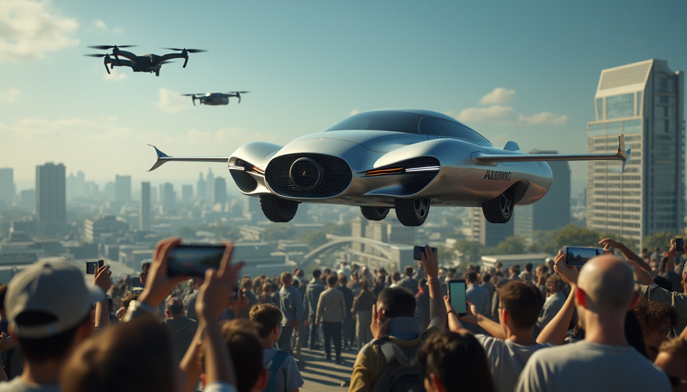 experience the future of transportation with alef aeronautics as they unveil their groundbreaking flying car, takeoff, in a stunning video. discover how this innovative vehicle is set to revolutionize urban mobility and elevate your travel experience.