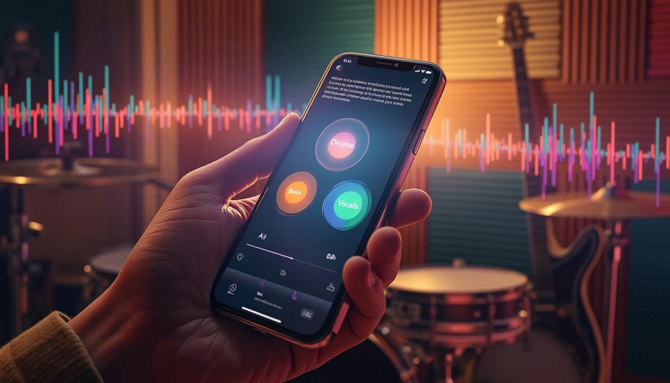 discover how our app can seamlessly isolate drums, bass, or vocals from your favorite tracks, allowing you to enhance your music experience, create unique remixes, or practice your instrument with ease. perfect for musicians and music enthusiasts alike!