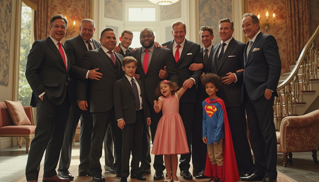 discover the intriguing lives of the wealthiest men who have surprisingly large families. this eye-opening exploration delves into the balance of fortune and fatherhood, revealing how these affluent individuals manage their vast fortunes while raising numerous children.
