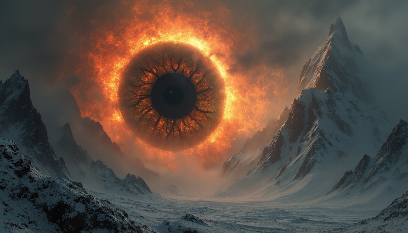 discover the eerie and fascinating image unveiled by openai, provoking curiosity and speculation. is this the ai's interpretation of sauron's eye from 'the lord of the rings'? dive into the world of artificial intelligence and explore the eerie connections!