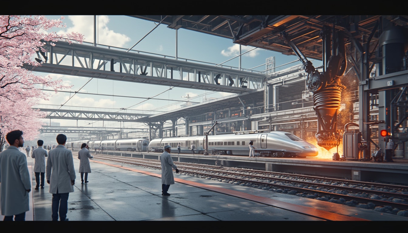 discover how japan has successfully embraced 3d printing technology to create a train station while the sncf is on strike. explore the innovative advancements in transportation infrastructure and the impact of 3d printing on the future of travel.