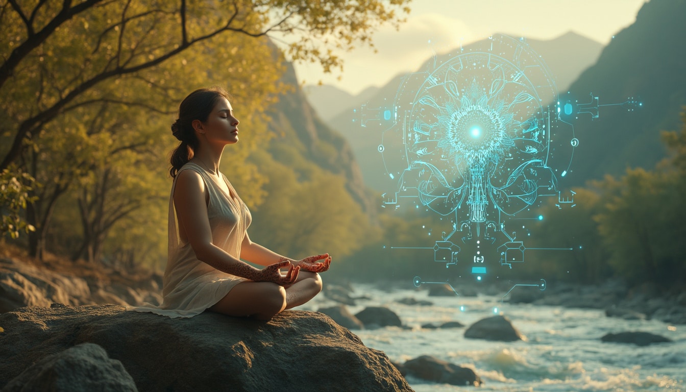 explore how artificial intelligence is transforming our spiritual journeys, providing answers to our deepest questions and evolving into a digital guide that supports our quest for meaning and connection.